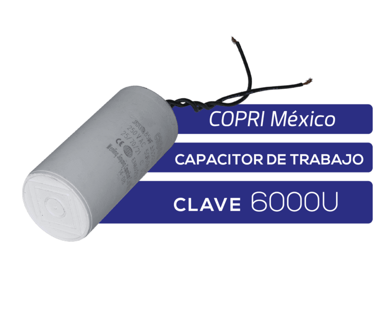 refaccion o accesorio capacitor de trabajo redondo con cable 80MF